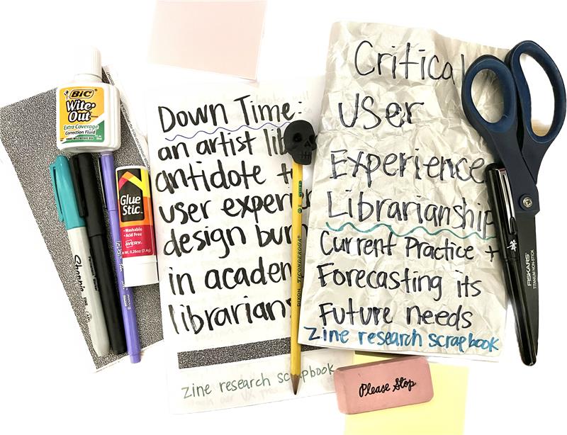 Zine Research Scrapbooks